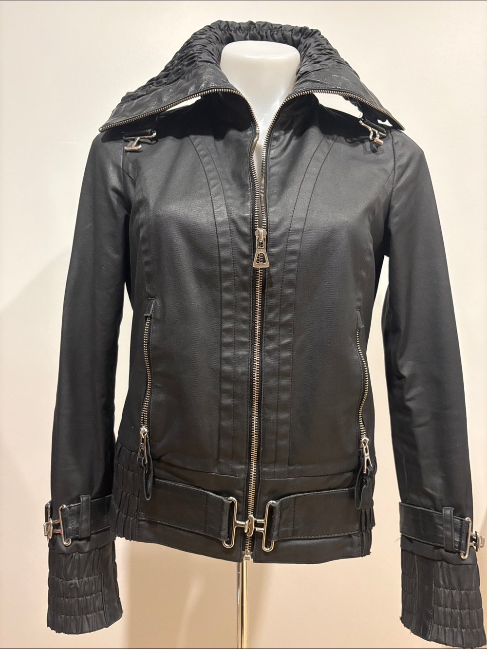 RUDSAK quilted biker jacket